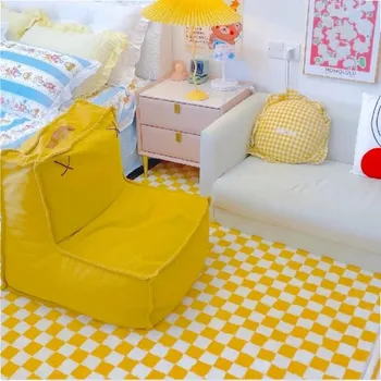 Koberec Luxusní kostkovaný koberec do obýváku - C,Rozměr 55 x 150 cm