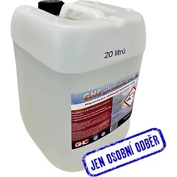 Bazénová chemie GHC pH minus 20 litrů pouze na osobní odběr