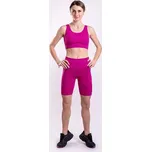 Dámské krátké bezešvé legíny NOVA fuchsie S-M