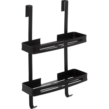 Koupelnový nábytek 5five Simply Smart Sprchová police, dvě úrovně, černá, 32,5 x 16 x 60 cm