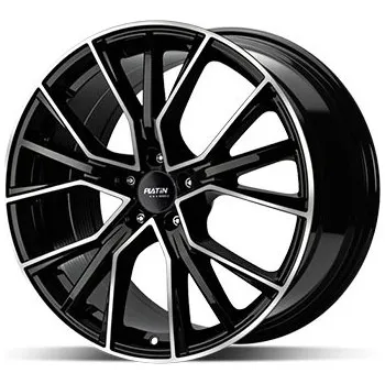 Alu kolo alu-kola PLATIN P102 Black 8x18, 5x112 ET48, Černý leštěný