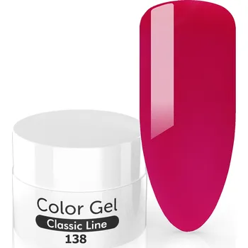 Přípravek na nehty X-NAILS barevný UV gel Classic Line, 5 ml - HOT PINK (UV gel na gelové nehty 5ml, tmavě růžový)