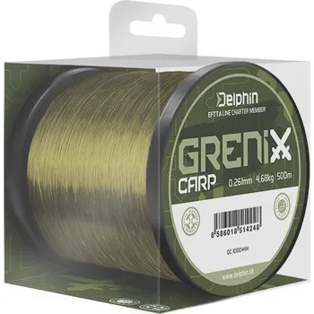 Delphin GRENIX Carp / zelená|0,261mm 4,68kg 500m
