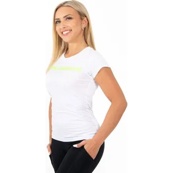 Dámské tričko Tričko CRUSSIS dámské WHITE YELLOW XL