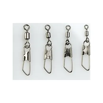 Rolling swivel with safet snap - Obratlík s karabinou 20 / 10ks