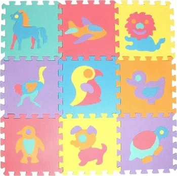 Hrací deka Pěnová hrací podložka pro děti | 10 kusů - Zvíře