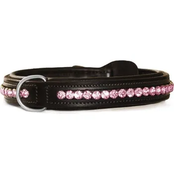 Obojek pro psa EQUESTRIAN STOCKHOLM Obojek pro psy All in pink Equestrian Stockholm, hnědý 30 cm