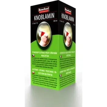 Krmivo pro ptáka Benefeed KNOBLAMIN Exot 0,5L (Česnekový olej)