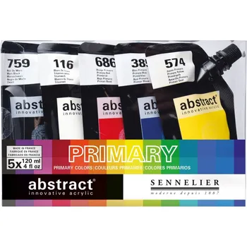 Speciální výtvarná barva Sennelier sada základních akrylových barev ABSTRACT