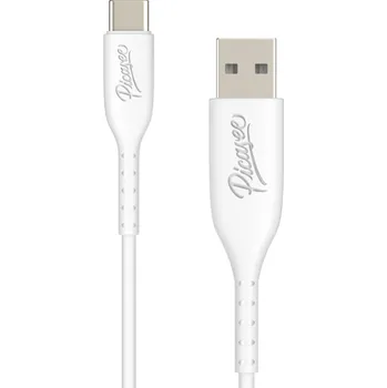 Picasee USB Kabel USB C - USB 2.0 - Bílý