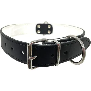 Obojek pro psa B&F STELLA KOŽENÝ OBOJEK ČERNÝ 60 CM 080397