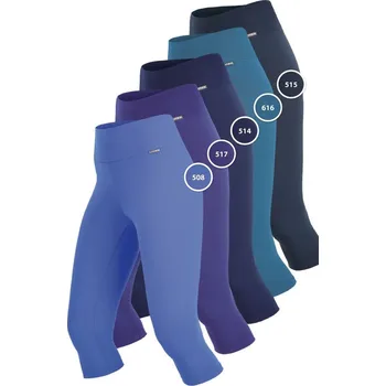 Dámské legíny 3/4 legíny LITEX odstíny modré S tm. petrol