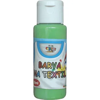 Výtvarná barva Barva na textil, ŽLUTOZELENÁ, 60ml, 1 kus