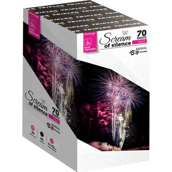 Zábavní pyrotechnika Triplex Baterie 70 ran 0,4" SCREAM OF SILENCE F2 - Baterie 70 ran TXC547