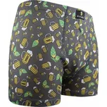 KEVIN pánské pivní elastické boxerky - CHMEL (LONKA boxerky Kevin chmel)