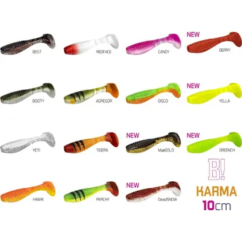 Nástraha Umělá nástraha Delphin KARMA UVs / 5ks|10cm/BEST
