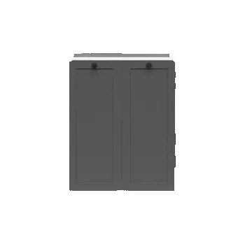 Kuchyňská skříňka Junona Line Ramka skříňka BBL D2D/60/82 bílá/grafit