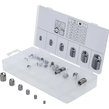 Sada nářadí BGS 6844, Sada závitových vložek | samořezných | 32dílná