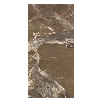 Dlažba Obklad FMG Trend Marbles Brown fusion 150x300 cm lesklý rektifikovaný