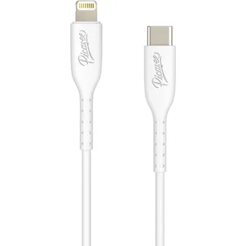 Picasee USB Kabel Lightning - USB C - Bílý