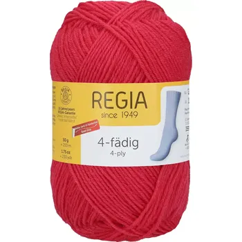 Příze Regia 4-Ply Uni 1057 Azalková 210m/50g (Ponožková příze Regia Uni 4-Ply 1057 Azalee)