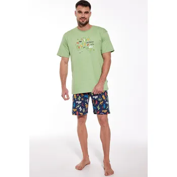 Pánské pyžamo pánské pyžamo Cornette 326/157 Australia Barva: Zelená, Velikost: XL