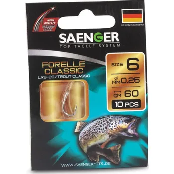 Saenger návazec na pstruhy Forelle Classic 8, 10 ks
