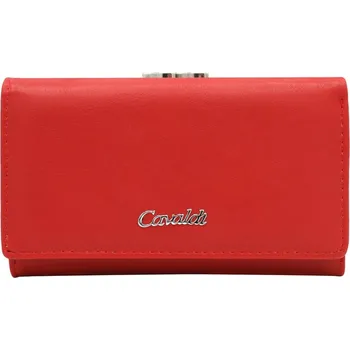 4U Cavaldi Dámská kožená peněženka Del červená One size