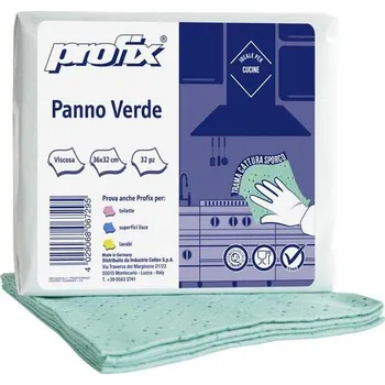 Papírový ručník Úklidová utěrka TEMCA Profix skládaná verze zelená - 32ks