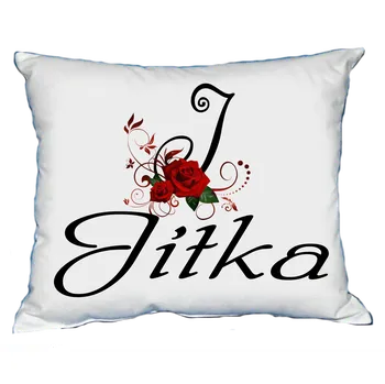 Dekorativní polštářek Moon River JITKA polštář s dámským jménem 30x40 cm