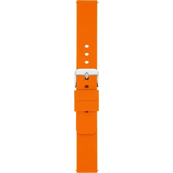 Řemínek na hodinky Silikonový řemínek na hodinky 18 mm oranžový