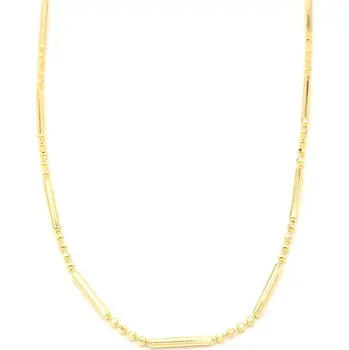 Řetízek B&B Goldinvestic Zlatý řetízek z kuliček a válečků 2,35g Žlutá