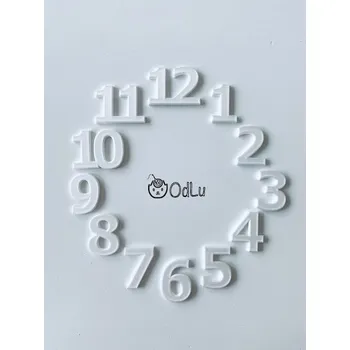 Hodinové arabské číslice 4cm Perleťové