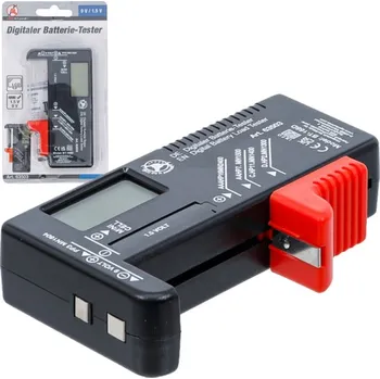 Autodiagnostika BGS Digitální zátěžový tester baterií, nabíjecí baterie 1,5V - 9V
