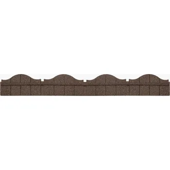 Zahradní obrubník Multyhome 80100007 118 x 15,25 cm hnědý