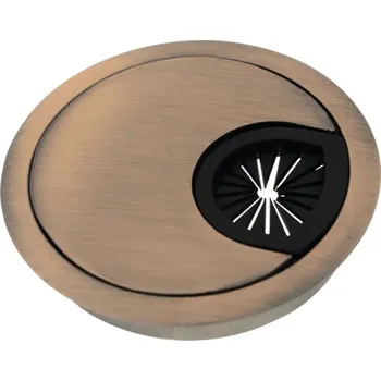 kabelová chránička Kabelová průchodka kovová Ø 70mm, barva kroucená měď