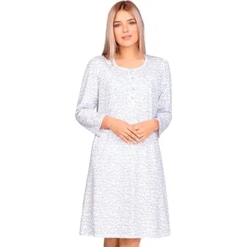 Dámské oblečení Dámská noční košile 079 REGINA modrá světlá XL
