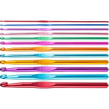 Háček na háčkování Verk 27058 sada háčků na háčkování 12 ks