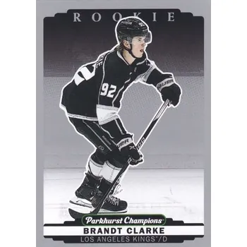 Karetní hra SP insert RC karta BRANDT CLARKE 22-23 Parkhurst Champions Rookie Silver číslo 303