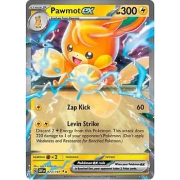 Karetní hra Pokémon karta Pawmot ex z Paldea Adventure Chest