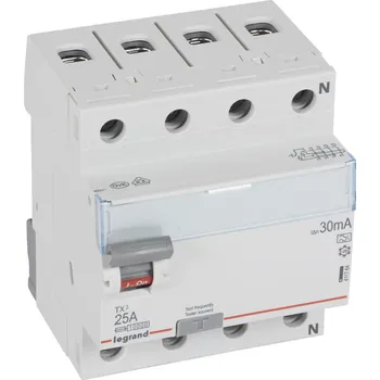 modulární přístroj a rozvaděč Legrand 411764 TX3 CHRÁN.4P 25A 30MA A