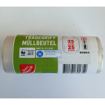 Pytle na odpadky Gut Gunstig Pytle na odpad 25l, 25 kusů Neměcko