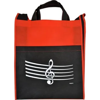 Aim gift Taška HOUSLOVÝ KLÍČ - červeno-černá