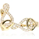 Zlatnictví Helios Zlaté náušnice s propleteným vzorem