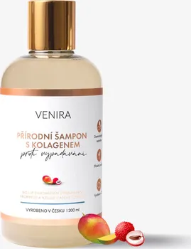 Šampon VENIRA Přírodní šampon s kolagenem proti vypadávání vlasů mango liči 300 ml