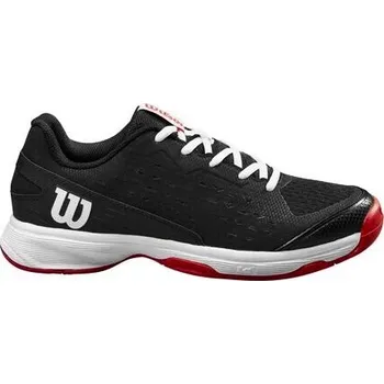 Dětská sportovní obuv Dětská tenisová obuv Wilson Rush Pro JR L Black/Wilson Red EUR 32 2/3