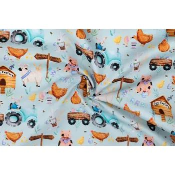 Kočárkovina Velikonoční hospodářská zvířata a traktor