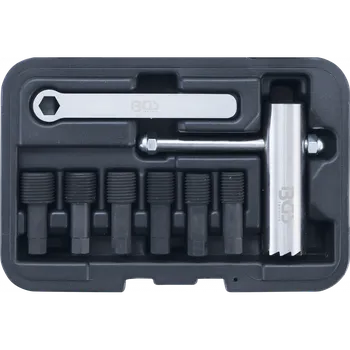 Sada nářadí BGS Sada pro frézování sedel těsnění šroubů olejových výpustí, 8 ks