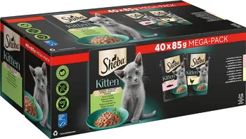 Krmivo pro kočku Sheba Kitten kapsička Mix Selective Salmon/Chicken