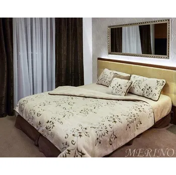 Polštář Polštář z velbloudí vlny - Indie + velbloud krémový 40 x 40 cm